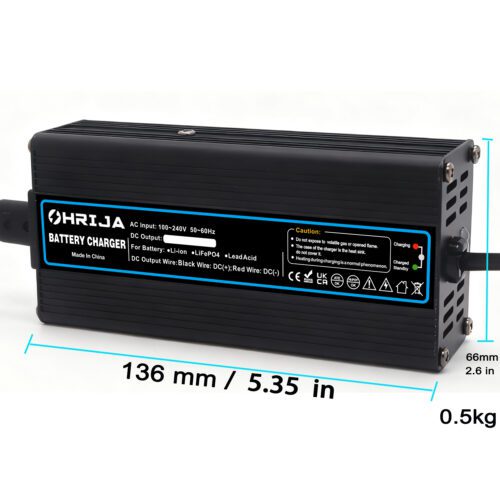 HRH120 Battery charger - Aluminum Alloy Charger - ohrijacharger.com