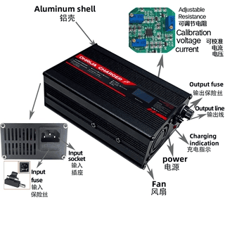HRH300 Battery charger - Aluminum Alloy Charger - ohrijacharger.com